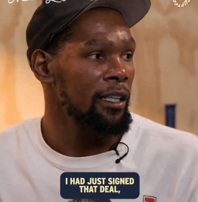 杜兰特谈篮网三巨头成绩不如预期：不应该指责任何人，人们不理解当时发生了什么